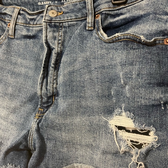 Old Navy O.G. Straight High Rise Distressed Shorts - Picture 3 of 5